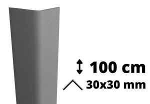 Wyprzedaż: Narożnik kątownik PVC AcroMat 100 cm 30x30 mm