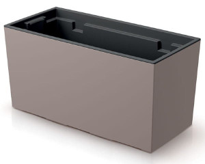 Doniczka prostokątna 39cm mocca Urbi Case Prosperplast