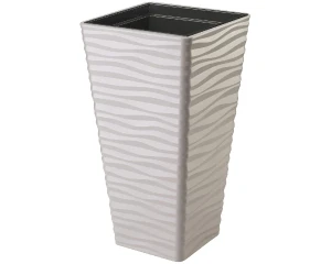 Donica wysoka z wkładem szara 64 cm Sahara Dunes Slim