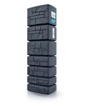 Zbiornik na deszczówkę 350L Prosperplast Tower Stone antracyt