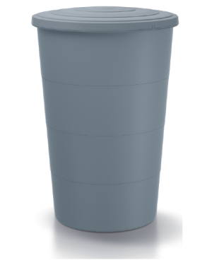Zbiornik na deszczówkę 160 l szary Smooth