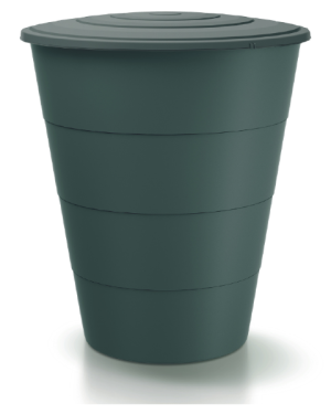 Zbiornik na deszczówkę 210 l zielony Smooth