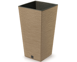 Donica wysoka Prosperplast Furu Square Eco Wood 91,5L naturo