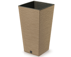 Donica kwadratowa naturo 19 l Prosperplast Furu Square Eco Wood