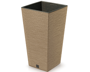Donica wysoka Prosperplast naturo 60L Furu Square Eco Wood