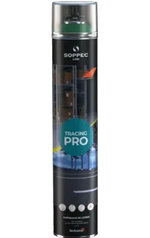 Farba spray do malowania linii TRACING PRO 750 ml zielony Soppec