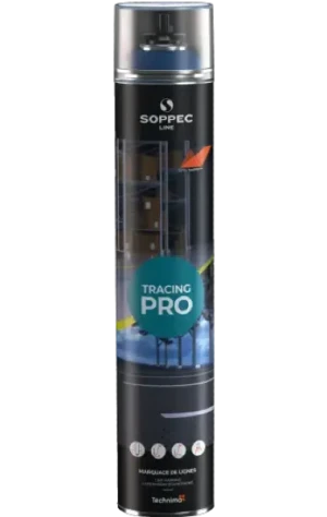 Farba spray do malowania linii TRACING PRO 750 ml niebieski Soppec