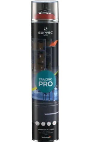 Farba spray do malowania linii TRACING PRO 750 ml czerwony Soppec