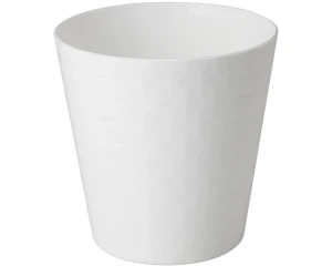Doniczka okrągła biała 15 cm Form-Plastic Diament Petit