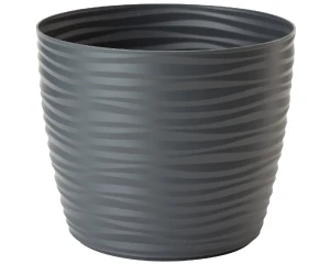 Doniczka okrągła antracyt 3,35 litra Sahara Petit Round