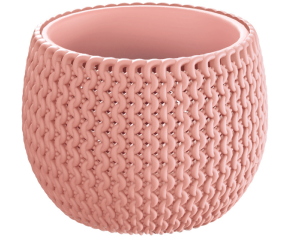 Doniczka z wkładem 1,4 litra różowa Splofy Bowl