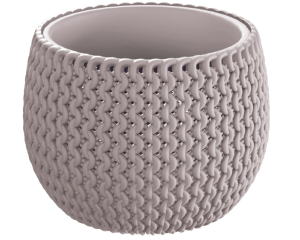 Doniczka z wkładem 18 cm beżowa Prosperplast Splofy Bowl