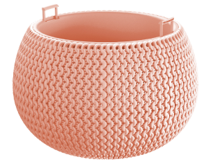 Doniczka z wkładem 23,9 cm różowa Prosperplast Splofy Bowl