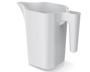 Konewka do podlewania domowa ogrodowa 1,8 litra biała Jug