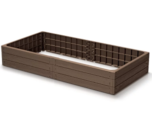 Rabata ogrodowa 149x75 cm brązowa Base Woody