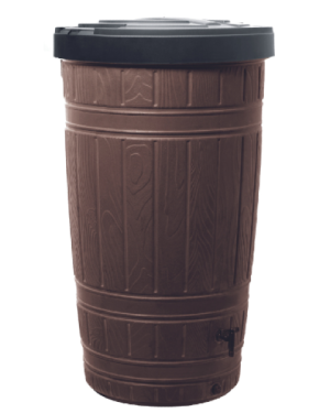 Zbiornik na deszczówkę 265 litrów brązowy Woodcan