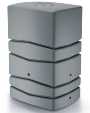 Zbiornik na wodę z rynny 450 l szary Aqua Tower