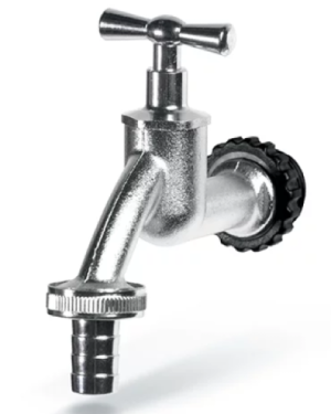 Kranik do zbiornika na deszczówkę Prosperplast ITAP3 Silver 3/4" Srebrny