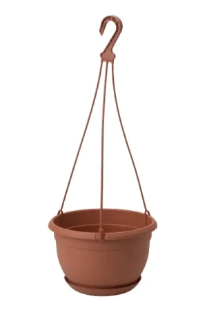 Doniczka wisząca okrągła 17 cm terakota Malta