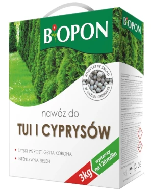 Nawóz do tui i cyprysów 3 kg Bopon