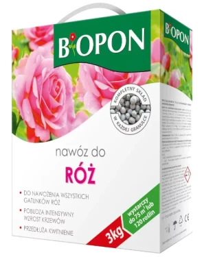 Nawóz do róż 3 kg granulowany BOPON
