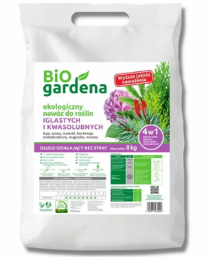 Nawóz do roślin iglastych i kwasolubnych ekologiczny 8 kg BiOgardena