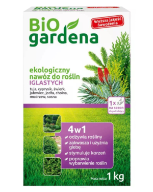 Nawóz ekologiczny do roślin iglastych i kwasolubnych 1 kg BiOgardena