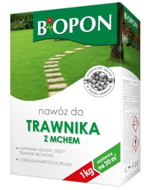 Nawóz do trawnika z mchem 1 kg BOPON