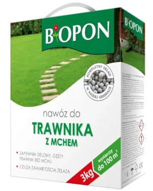 Nawóz Bopon do trawnika z mchem Granulat 3 kg
