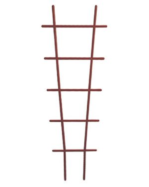 Drabinka do kwiatów podpórka brąz 50 cm Drab