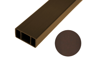 Sztacheta plastikowa 100 cm 54 x 27 mm ciemny brąz