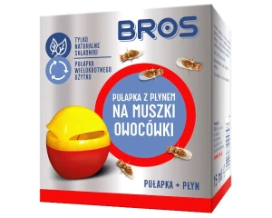 Pułapka z płynem na muszki owocówki BROS