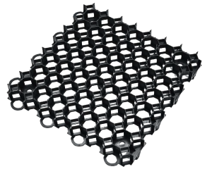 Kratka trawnikowa czarna 50x50x4 cm Ekogrid