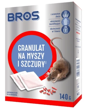 Trutka na myszy i szczury 140 g BROS