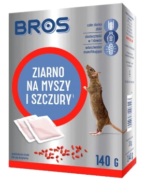 Ziarno na myszy i szczury 140 g BROS