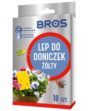 Lep do doniczek żółty 10 sztuk BROS