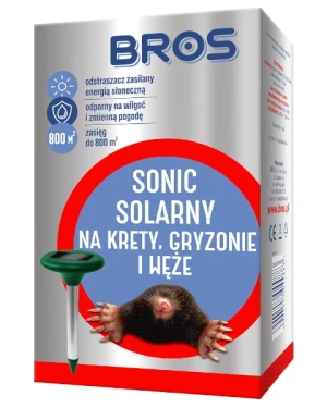 Odstraszacz na krety, gryzonie i węże Sonic solarny Bros