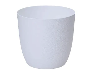 Doniczka okrągła 12,8 cm biała Form-Plastic Turo