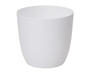 Doniczka okrągła 16,8 cm biała Turo Form-Plastic