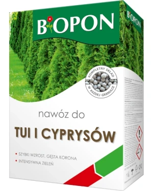 Nawóz do tui i cyprysów granulowany 1 kg BOPON