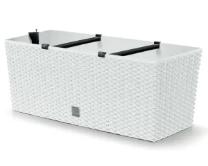 Doniczka prostokątna 80 cm biała Rato Case