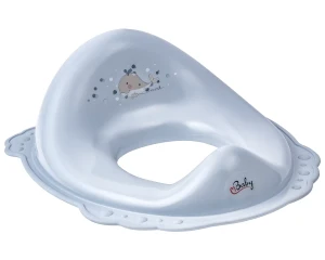 Nakładka na toaletę z gumkami antypoślizgowymi wieloryb niebieska