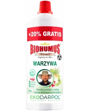 Nawóz do warzyw 1 l Biohumus Extra + 20% gratis