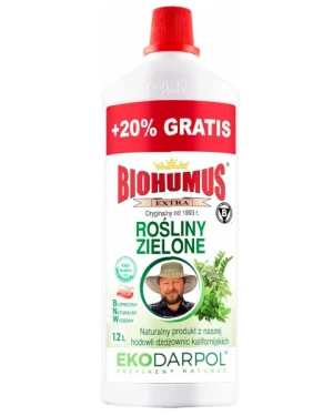Nawóz Biohumus Extra do roślin zielonych 1 litr + 20% gratis