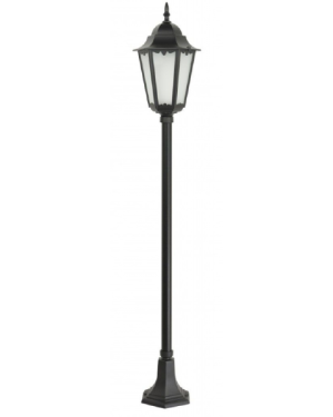Lampa ogrodowa wysoka 165 cm czarna Retro Classic