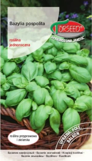 Bazylia zielona nasiona Torseed