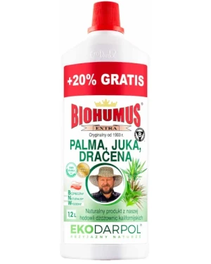 Biohumus Extra do palmy, juki i draceny 1 litr + 200 ml gratis