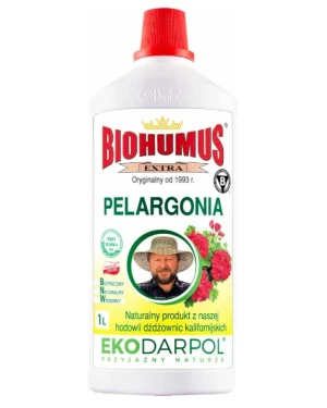 Nawóz naturalny do pelargonii 1 litr Biohumus
