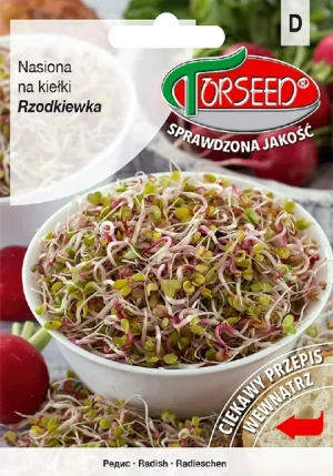 Kiełki rzodkiewki 20 g nasiona Torseed