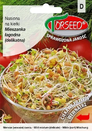 Nasiona na kiełki Mieszanka łagodna 20 g
